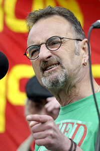 May Day 2014 - Peter Pinkney (President, RMT). Copyright Phil Robinson / PjrFoto.com