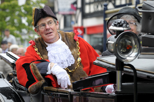 Mayor in carriage